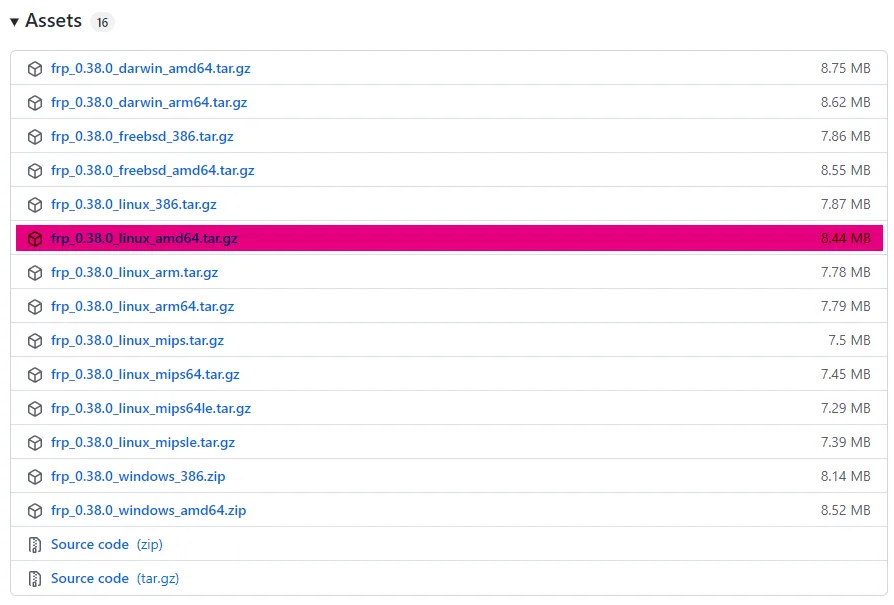 frp内网穿透将你的本地服务器映射到外网